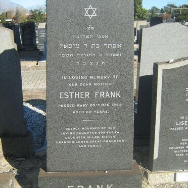 FRANK Esther -1965
