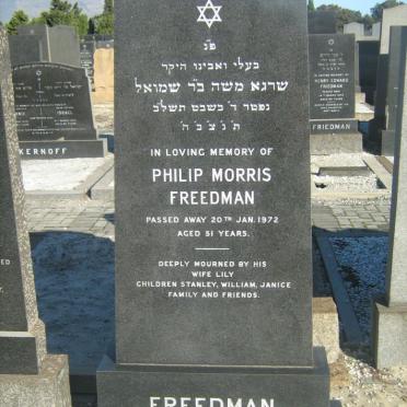 FREEDMAN Philip Morris -1972