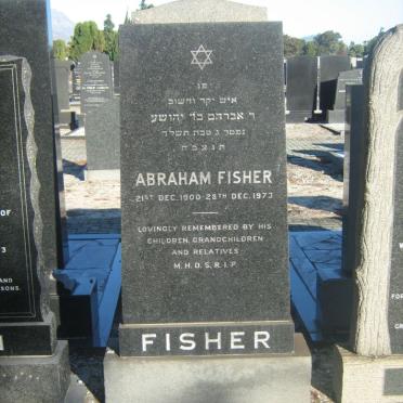 FISHER Abraham 1900-1973