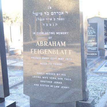 FEIGENBLATT Abraham -1973
