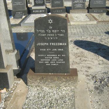 FREEDMAN Joseph -1968