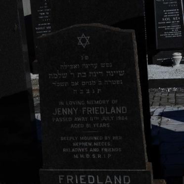 FRIEDLAND Jenny -1964