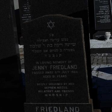 FRIEDLAND Jenny -1964