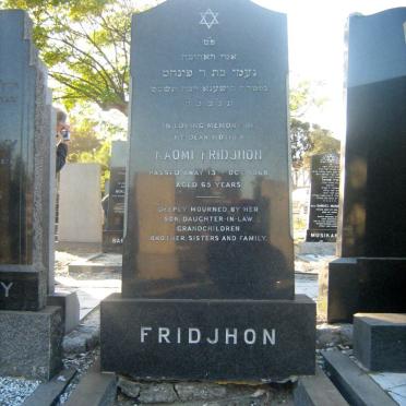FRIDJHON Naomi -1968