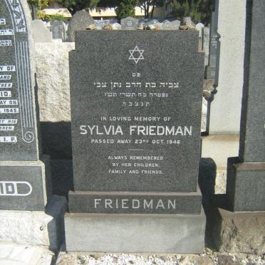FRIEDMAN Sylvia -1946