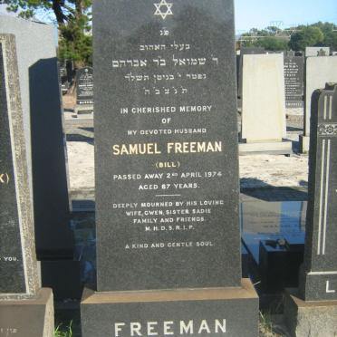 FREEDMAN Samuel -1974