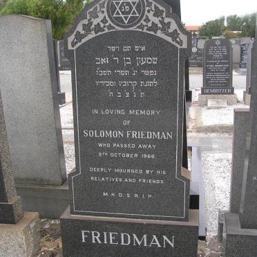 FRIEDMAN Solomon -1966