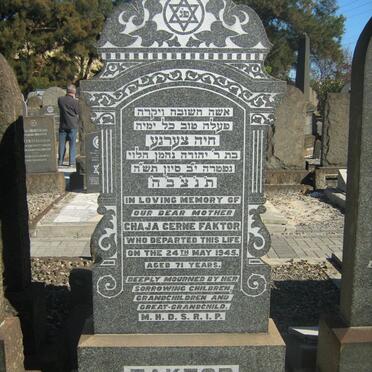 FAKTOR Chaja Cerne -1945