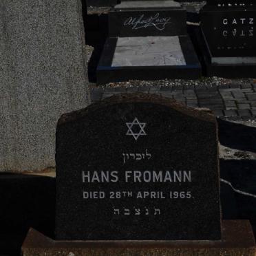 FROMANN Hans -1965