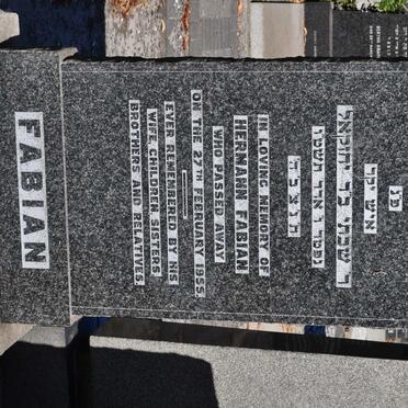 FABIAN Hermann -1955