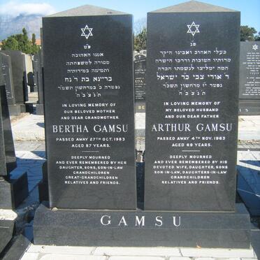 GAMSU Arthur -1963 &amp; Bertha -1983