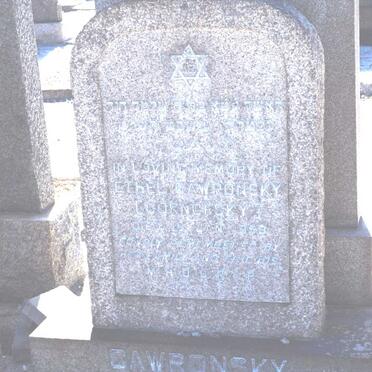 GAWRONSKY Ethel nee CORNOFSKY -1959