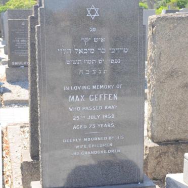 GEFFEN Max -1959