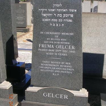 GELCER Fruma -1961