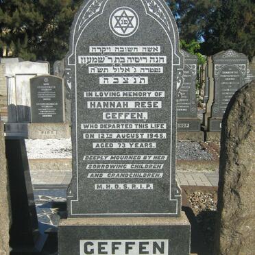 GEFFEN Hannah Rese -1945