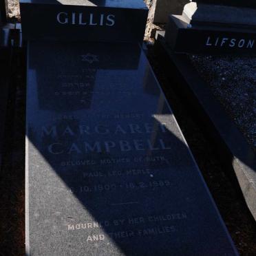 GILLIS Margaret CAMPBELL -1900-1989