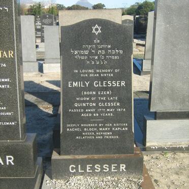 GLESSER Emily nee EZER -1974