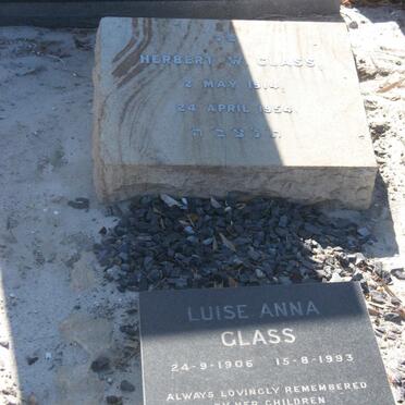 GLASS Herbert W. 1914-1954 &amp; Luise Anna 1906-1993