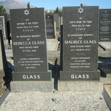 GLASS Maurice -1972 &amp; Rebecca -1990