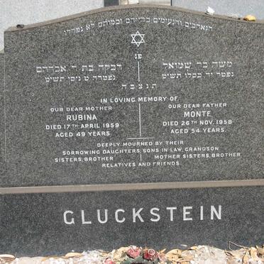 GLUCKSTEIN Monte -1958 &amp; Rubina -1959