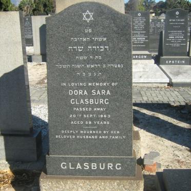 GLASBURG Dora Sara -1963