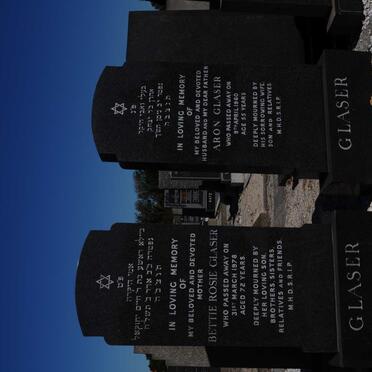 GLASER Aron -1960 &amp; Bettie Rosie -1978