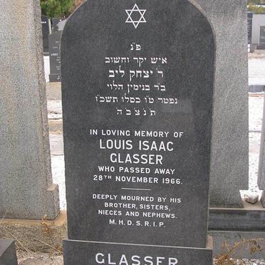 GLASSER Louis Isaac -1966