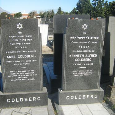 GOLDBERG Kenneth Alfred 1945-2003 &amp; Anne -1970