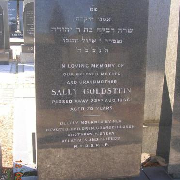 GOLDSTEIN Sally -1966