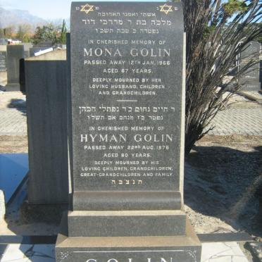 GOLIN Hyman -1976 &amp; Mona -1966