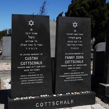 GOTTSCHALK Gustav -1972 &amp; Fanny Dora -1960