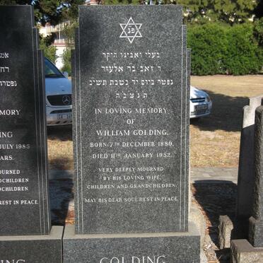 GOLDING William 1889-1952 :: GOLDING Ray -1985