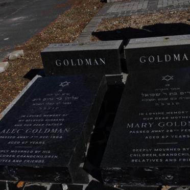 GOLDMAN Alec -1960 &amp; Mary -1968