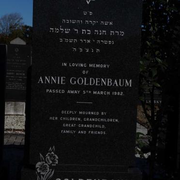 GOLDENBAUM Annie -1982