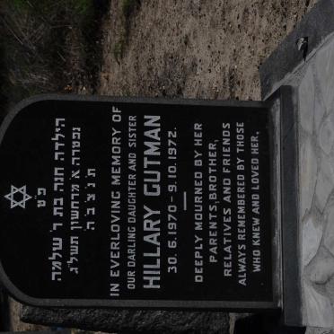 GUTMAN Hillary 1970-1972