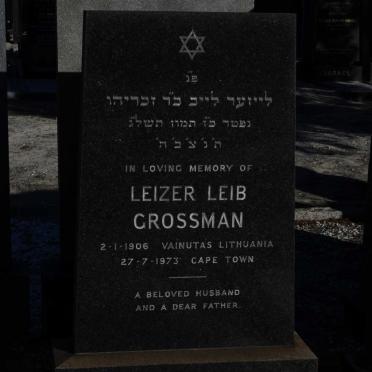 GROSSMAN Leizer Leib -1906-1973