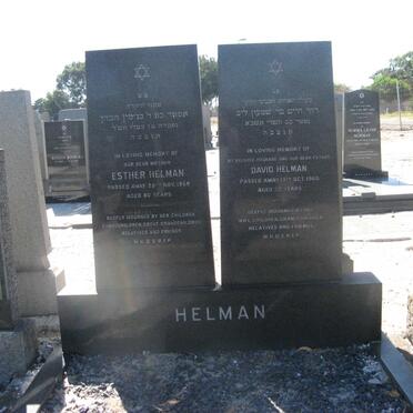 HELMAN David -1960 &amp; Esther -1969