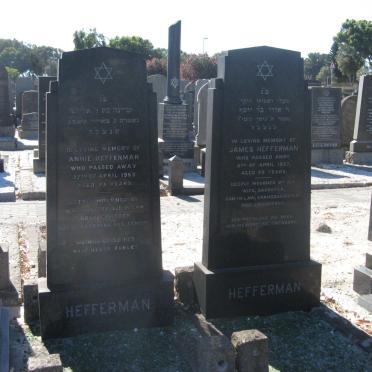 HEFFERMAN James -1957 &amp; Annie -1963