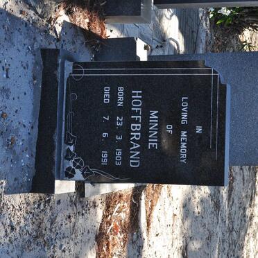 HOFFBRAND Minnie 1903-1991