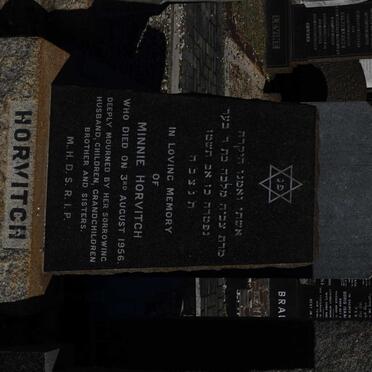 HORVITCH  Minnie -1956