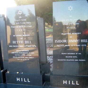 HILL Isidor -1972 &amp; Hettie -1974
