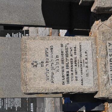 HILWIDSKY Minna -1958