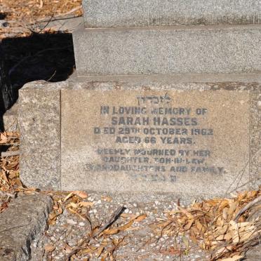 HASSES Sarah -1962