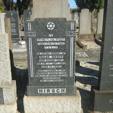 HIRSCH Hulda -1955