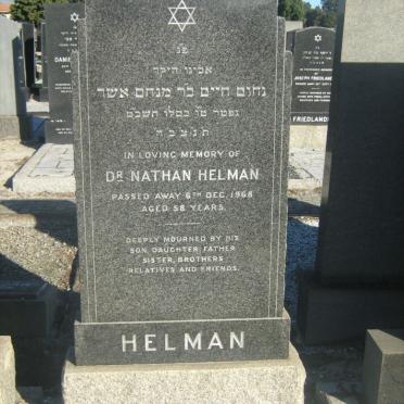 HELMAN Nathan -1968