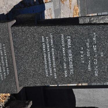 HIRSCHBERG Emma -1958