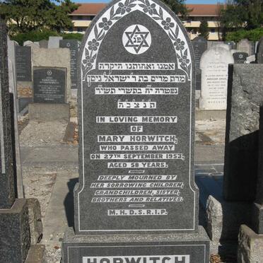 HORWITCH Mary -1953
