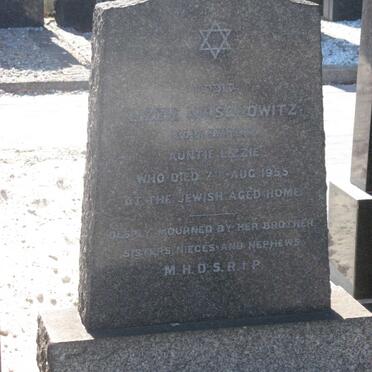 HIRSCHOWITZ Lizzie -1955