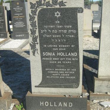 HOLLAND Sonia -1972