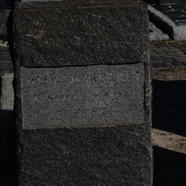 HERZFELD Mathilda 1884-19??